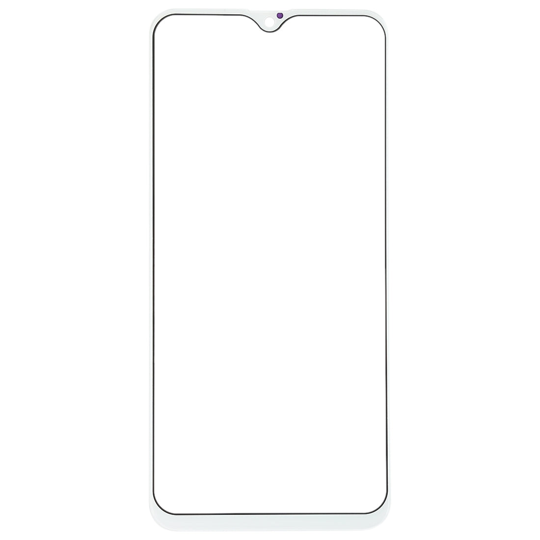 For OPPO F9 / A7x Front Screen Outer Glass Lens (White)