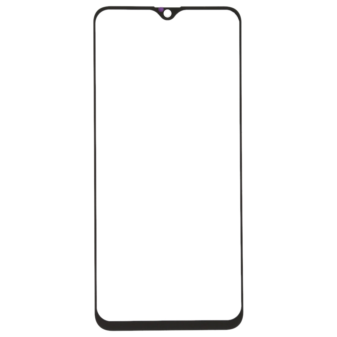 For OPPO F9 / A7x Front Screen Outer Glass Lens (White)