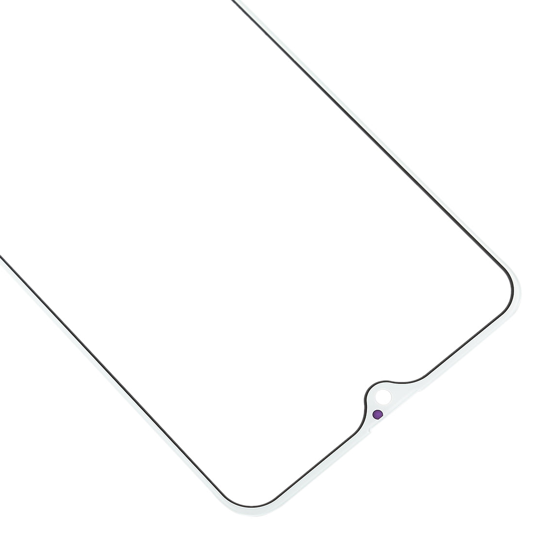 For OPPO F9 / A7x Front Screen Outer Glass Lens (White)