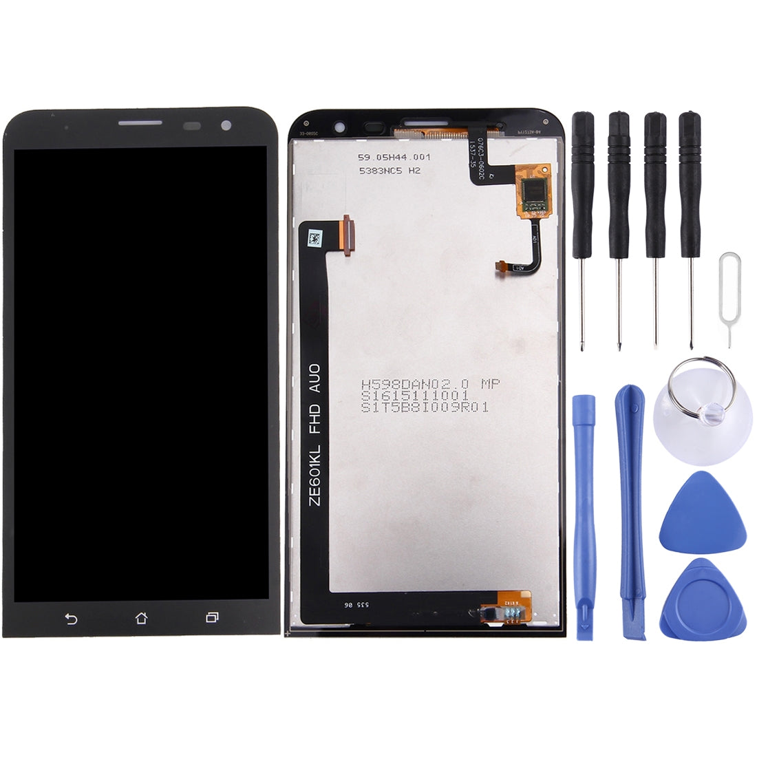 OEM LCD Screen for Asus Zenfone 2 Laser / ZE601KL with Digitizer Full Assembly (Black)