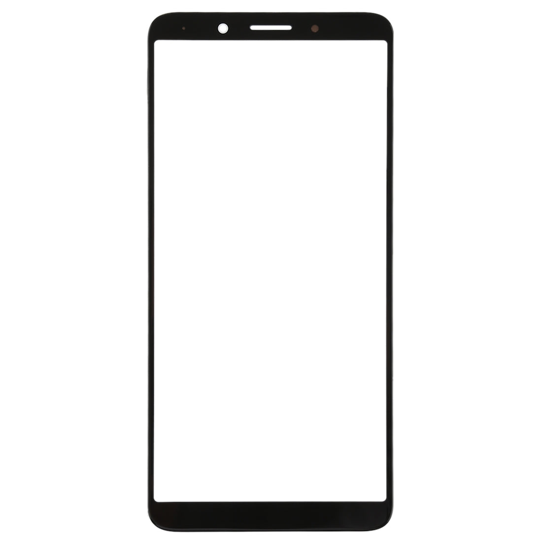 For OPPO A79 Front Screen Outer Glass Lens (Black)