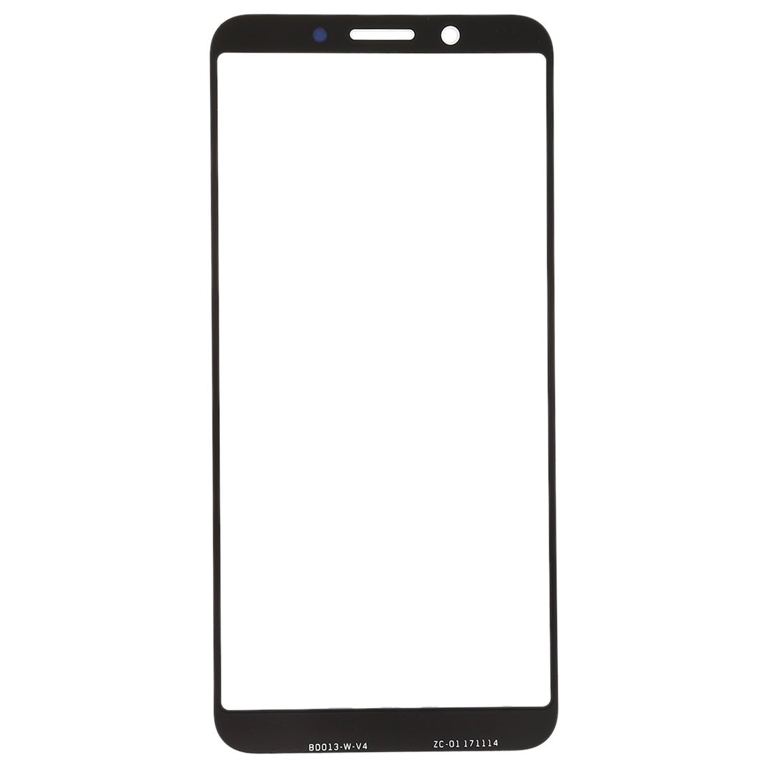 For OPPO A83 Front Screen Outer Glass Lens (White)