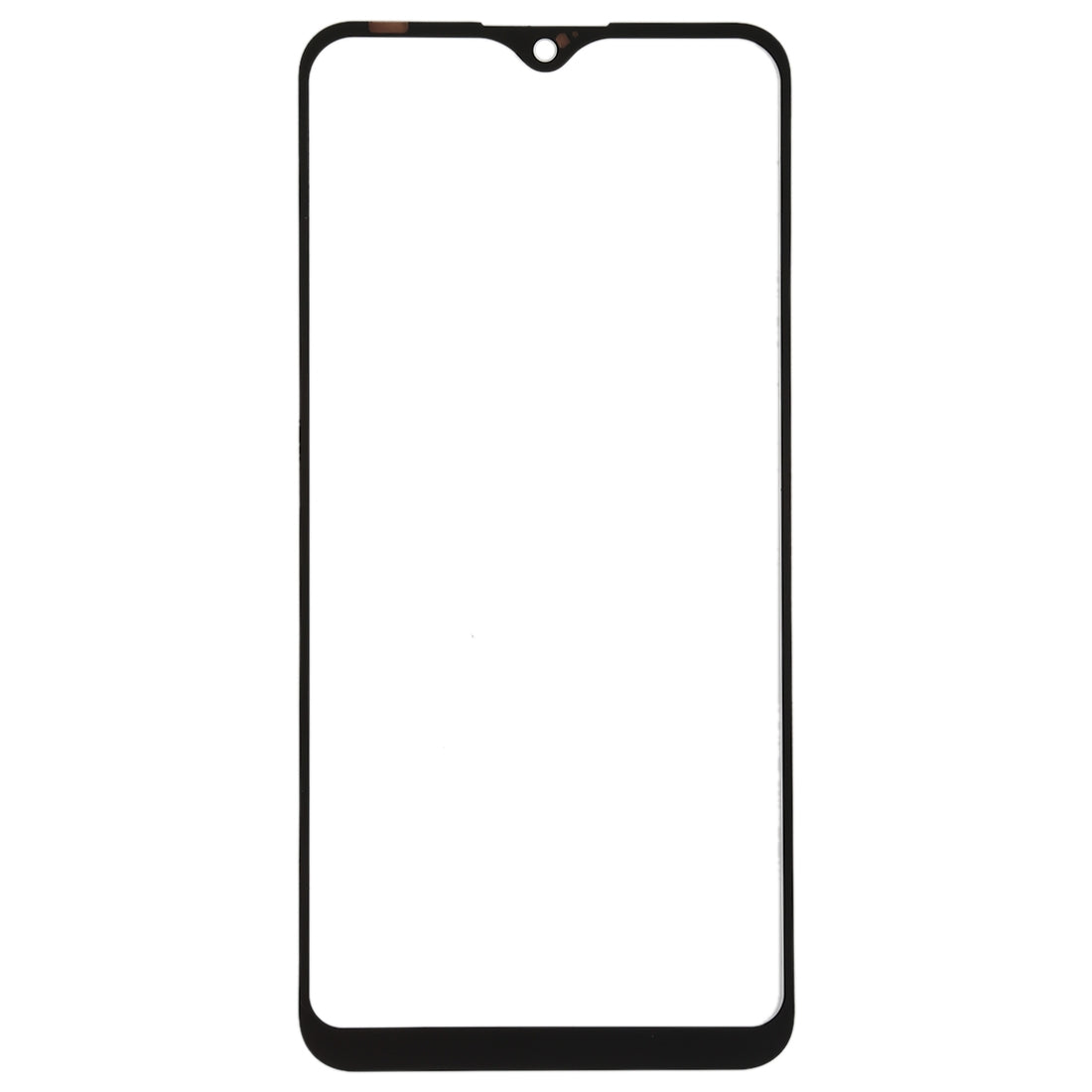 For OPPO K1 Front Screen Outer Glass Lens (Black)