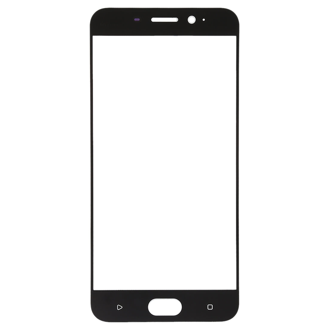 For OPPO R9sk Front Screen Outer Glass Lens (White)