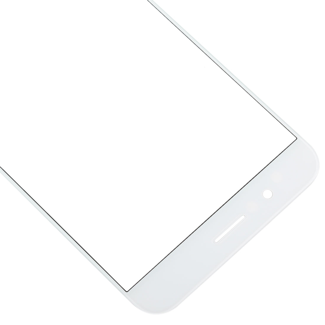 For OPPO R11 Plus Front Screen Outer Glass Lens (White)