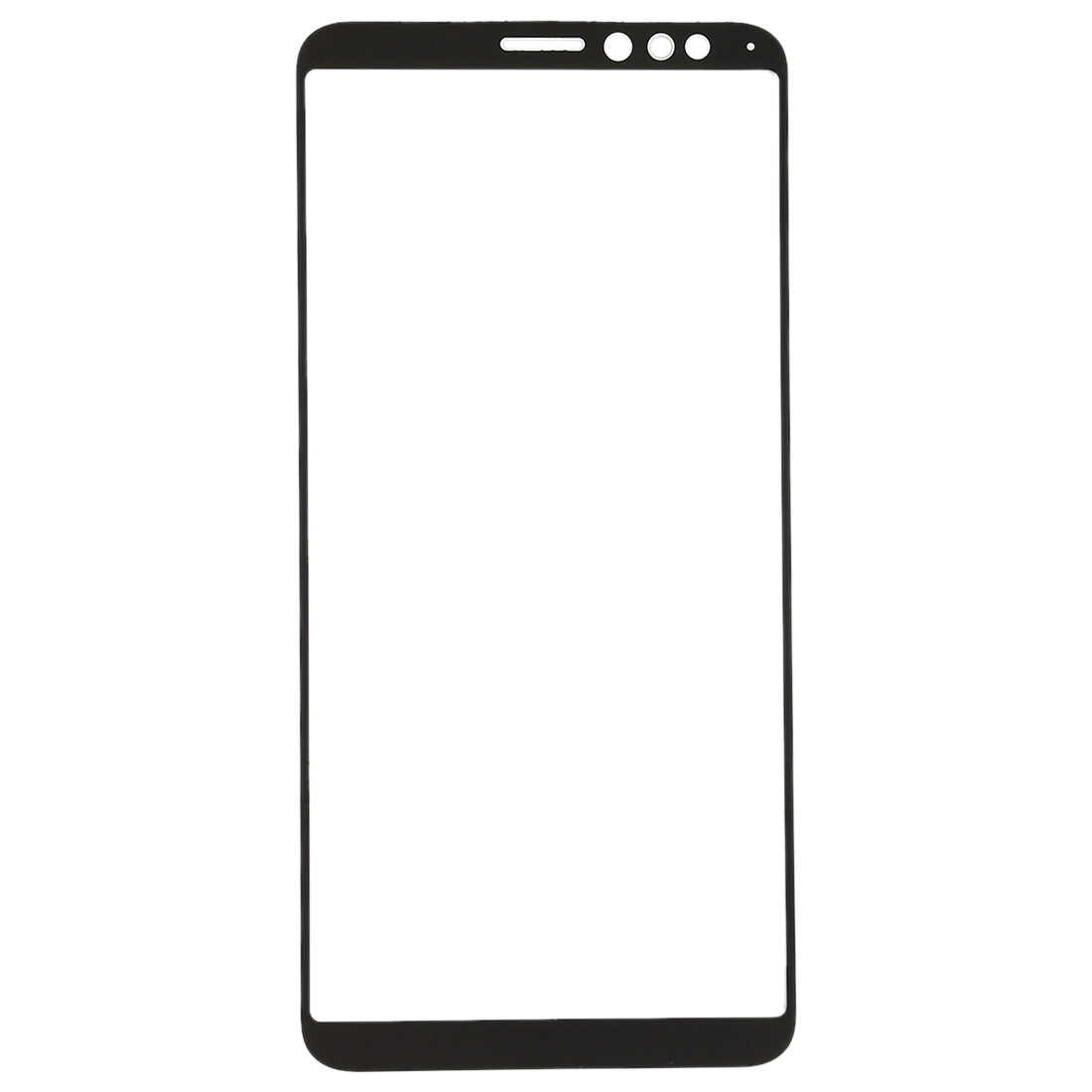 For OPPO R11s Front Screen Outer Glass Lens (White)