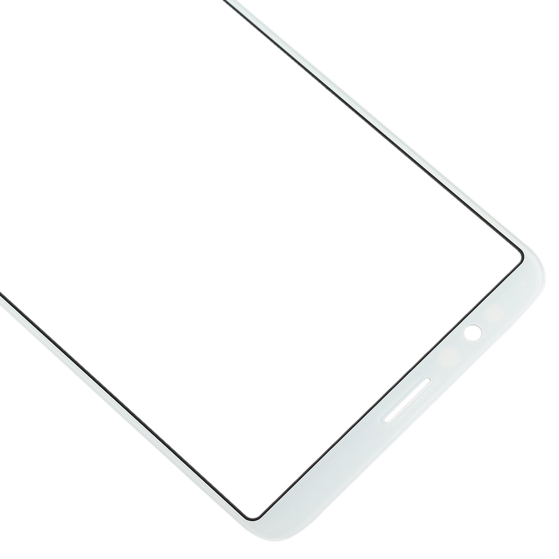 For OPPO R11s Front Screen Outer Glass Lens (White)