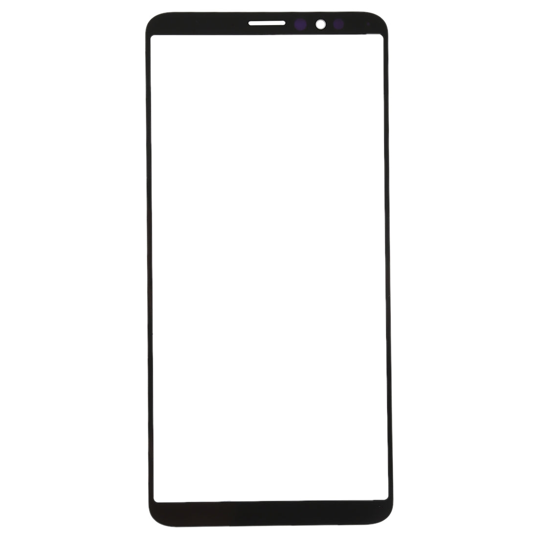 For OPPO R11s Plus Front Screen Outer Glass Lens (Black)