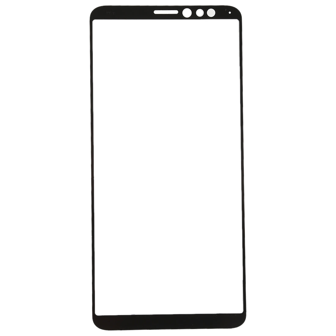 For OPPO R11s Plus Front Screen Outer Glass Lens (White)