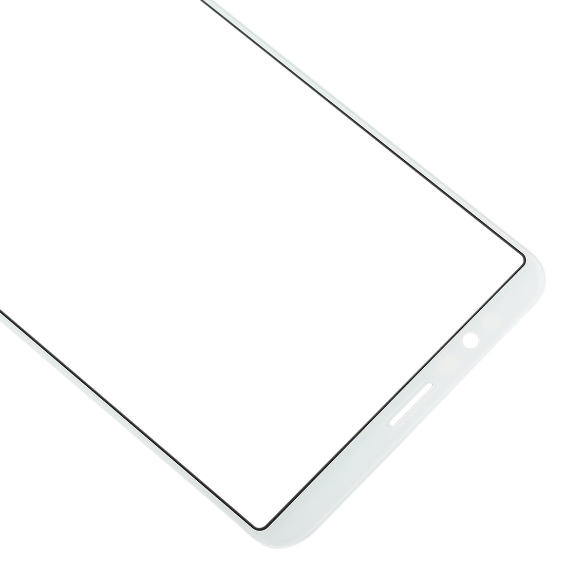 For OPPO R11s Plus Front Screen Outer Glass Lens (White)