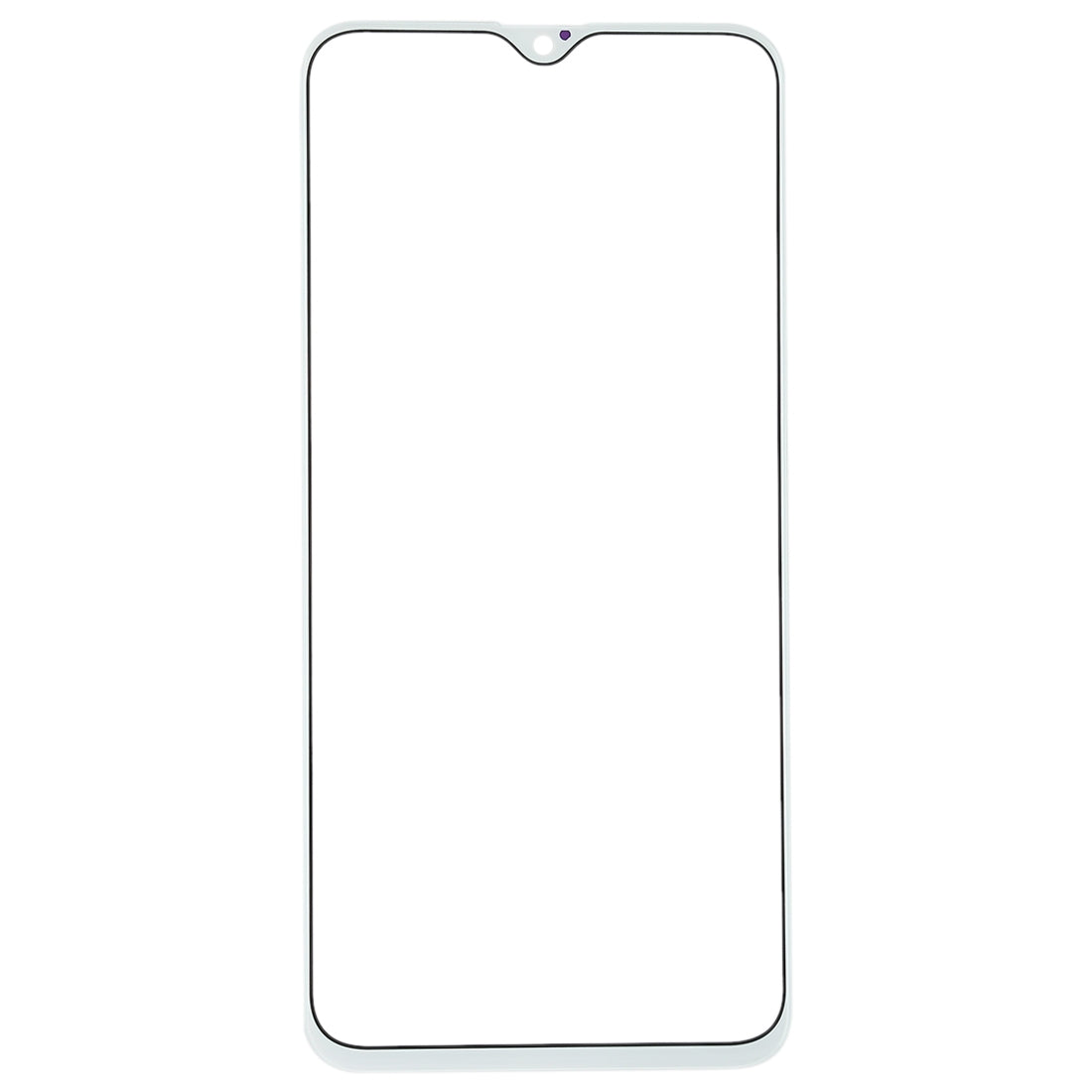 For OPPO R17 Front Screen Outer Glass Lens (White)