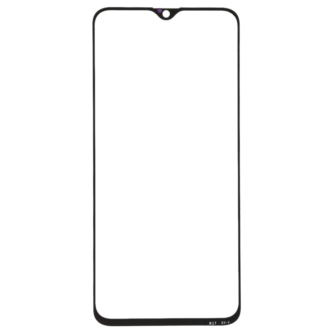 For OPPO R17 Front Screen Outer Glass Lens (White)