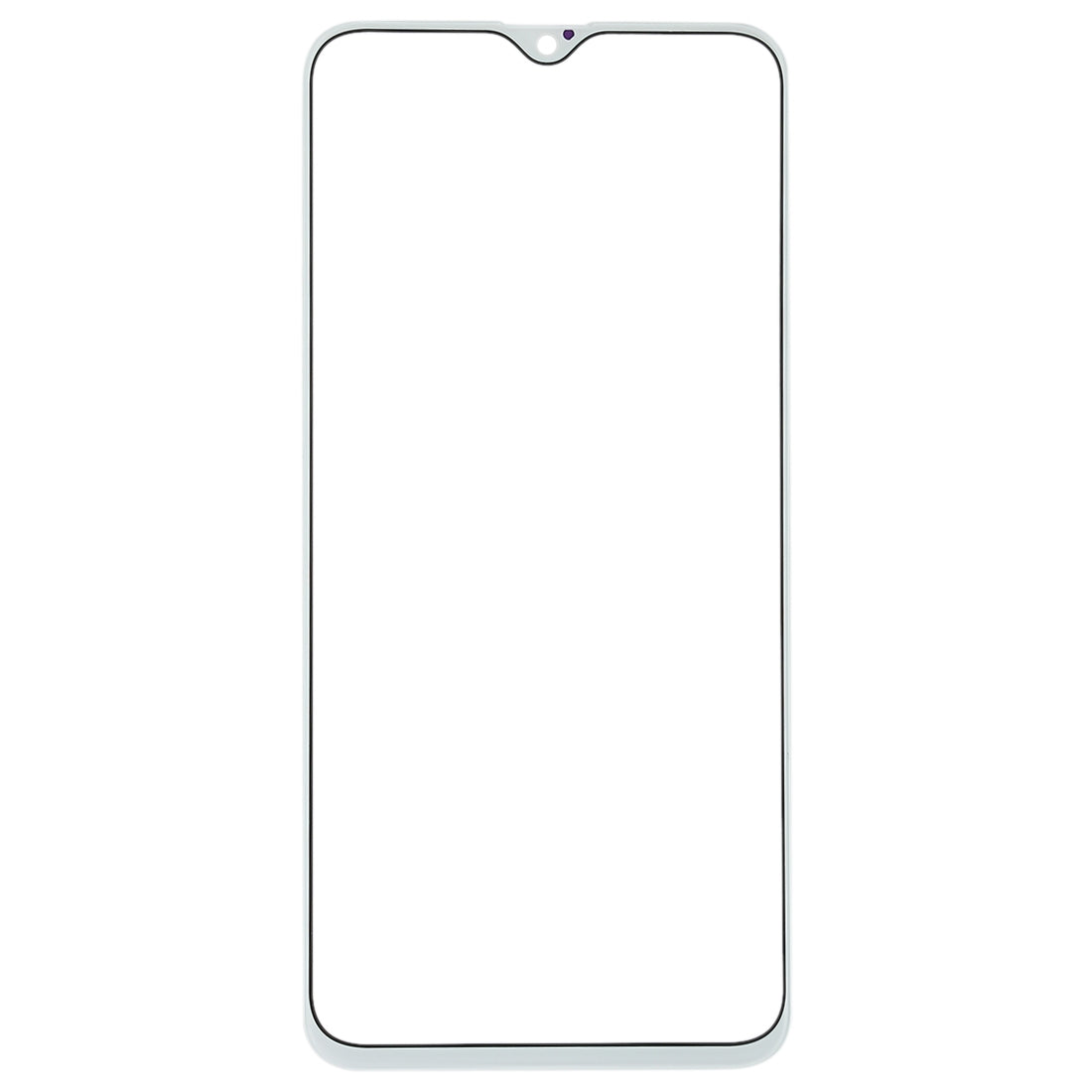 For OPPO R17 Pro Front Screen Outer Glass Lens (White)