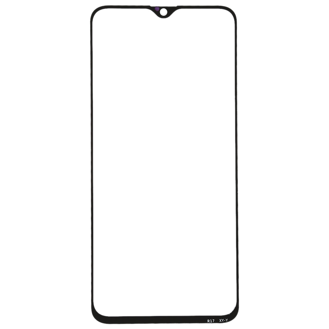 For OPPO R17 Pro Front Screen Outer Glass Lens (White)