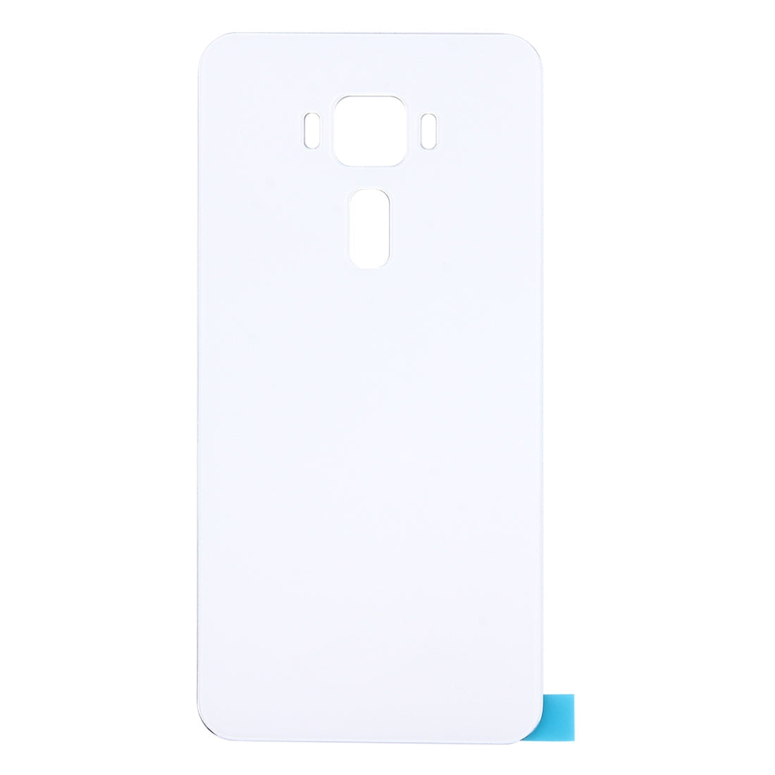 Glass Back Battery Cover for ASUS ZenFone 3 / ZE520KL 5.2 inch(White)