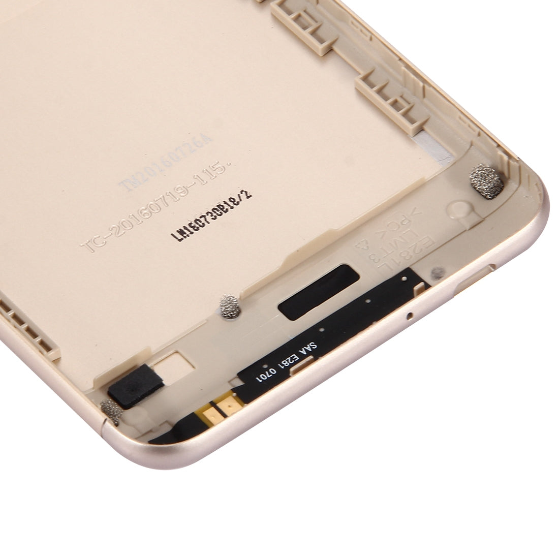 Aluminium Alloy Back Battery Cover for ASUS ZenFone 3 Max / ZC520TL(Gold)