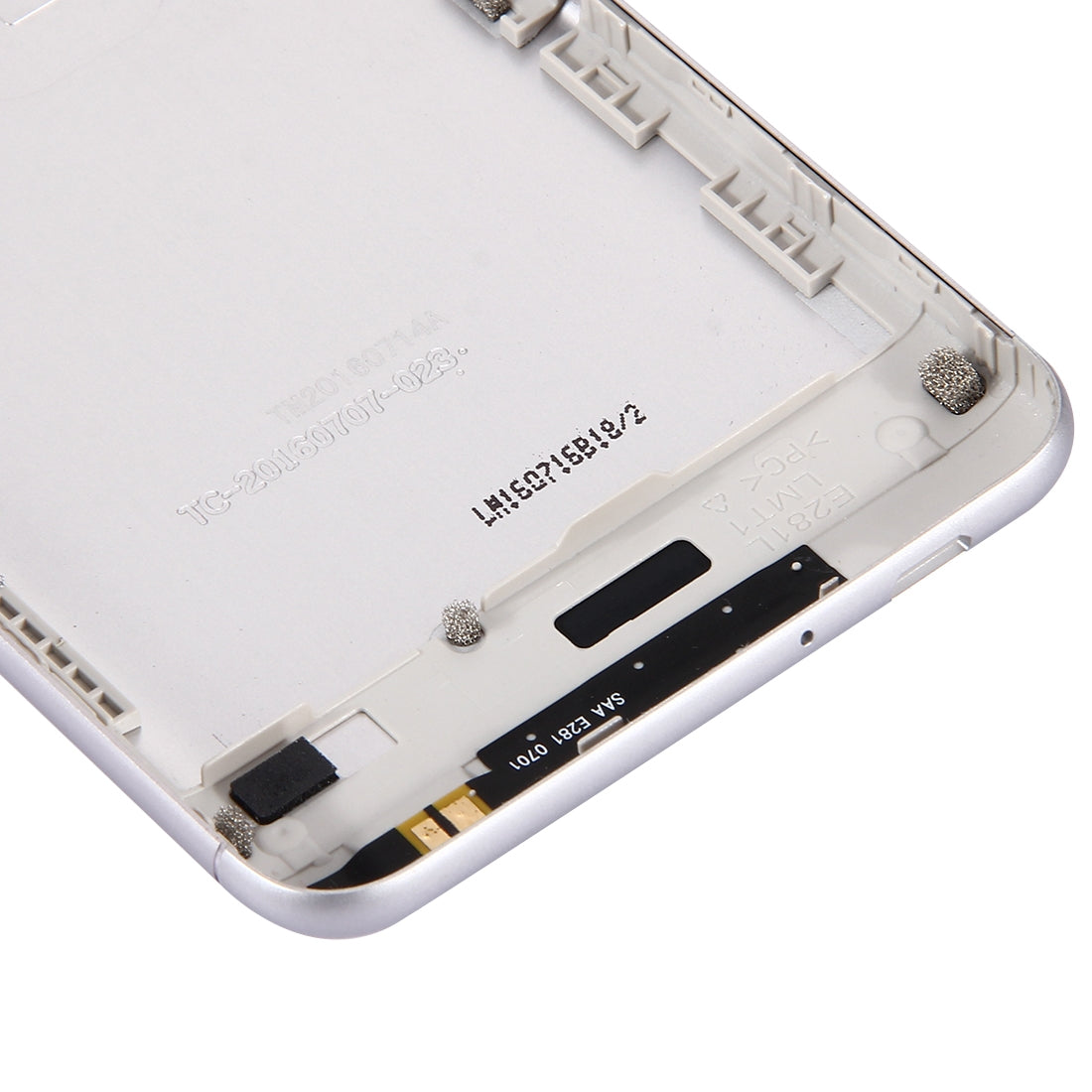 Aluminium Alloy Back Battery Cover for ASUS ZenFone 3 Max / ZC520TL(White)