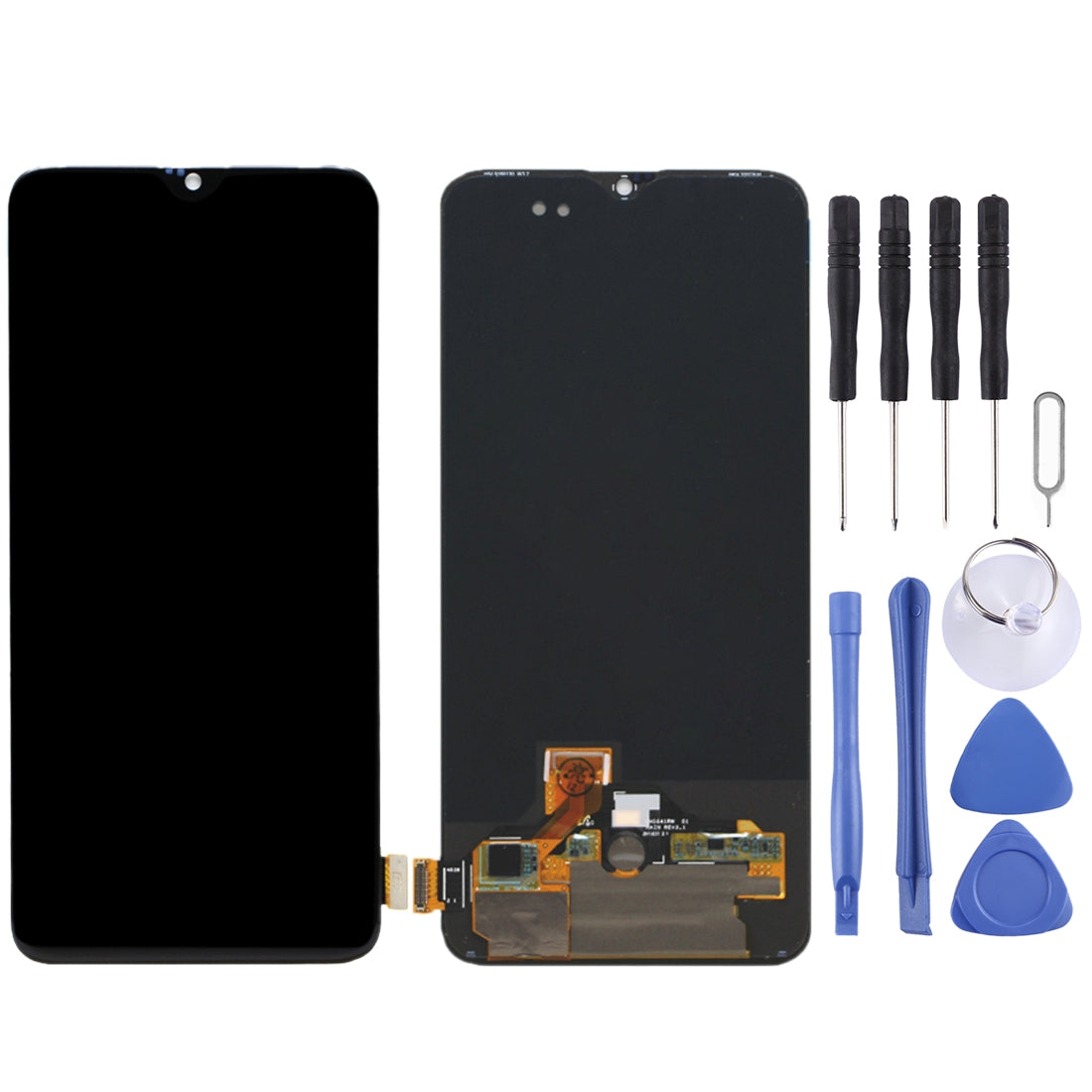 For OnePlus 6T with Digitizer Full Assembly OEM LCD Screen (Black)