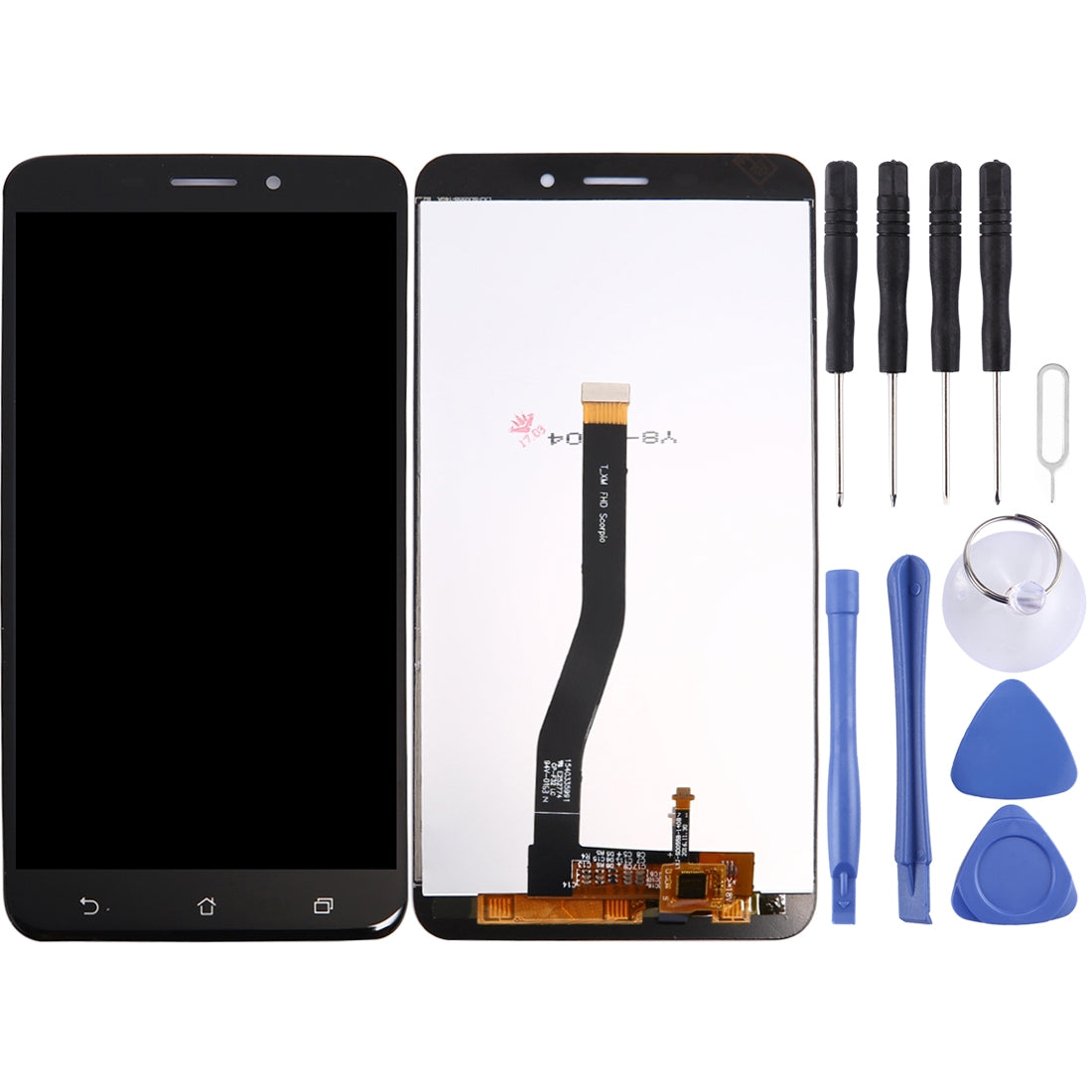 OEM LCD Screen for Asus ZenFone 3 Laser  ZC551KL with Digitizer Full Assembly (Black)