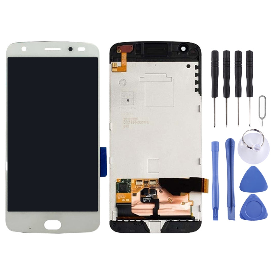 Original LCD Screen for Motorola Moto Z2 Force XT1789 with Digitizer Full Assembly (White)
