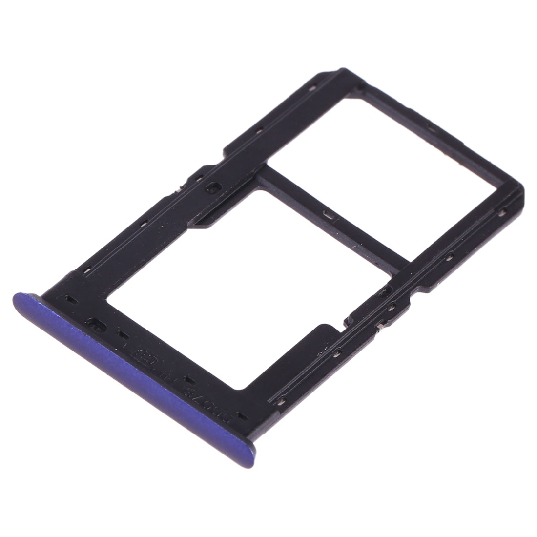 For OPPO A9 SIM Card Tray + SIM Card / Micro SD Card (Blue)