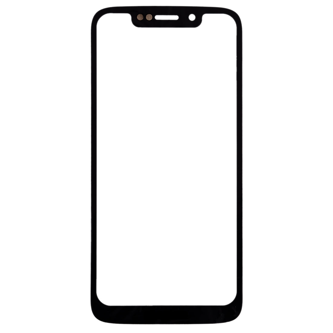 Front Screen Outer Glass Lens for Motorola Moto G7 Play(Black)