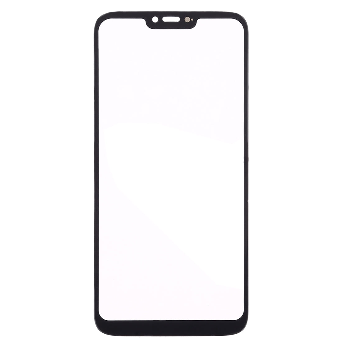 Front Screen Outer Glass Lens for Motorola Moto G7 Power(Black)