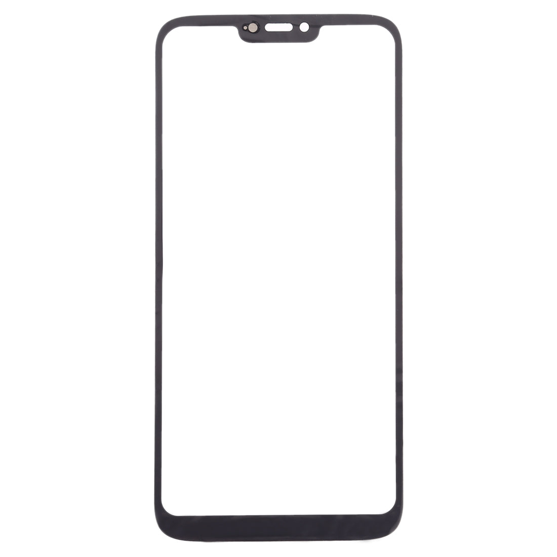 Front Screen Outer Glass Lens for Motorola Moto G7 Power(Black)