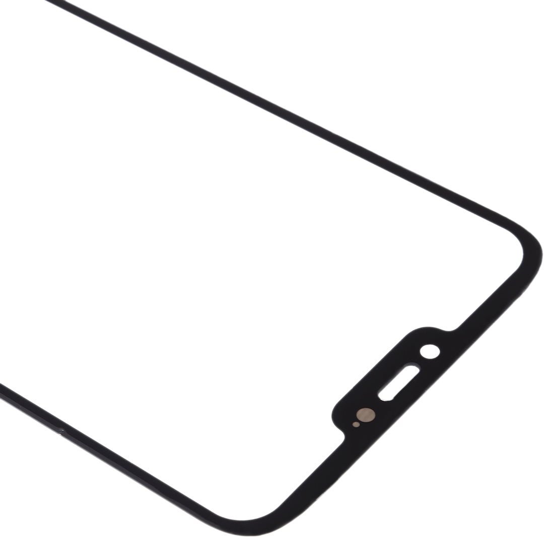 Front Screen Outer Glass Lens for Motorola Moto G7 Power(Black)