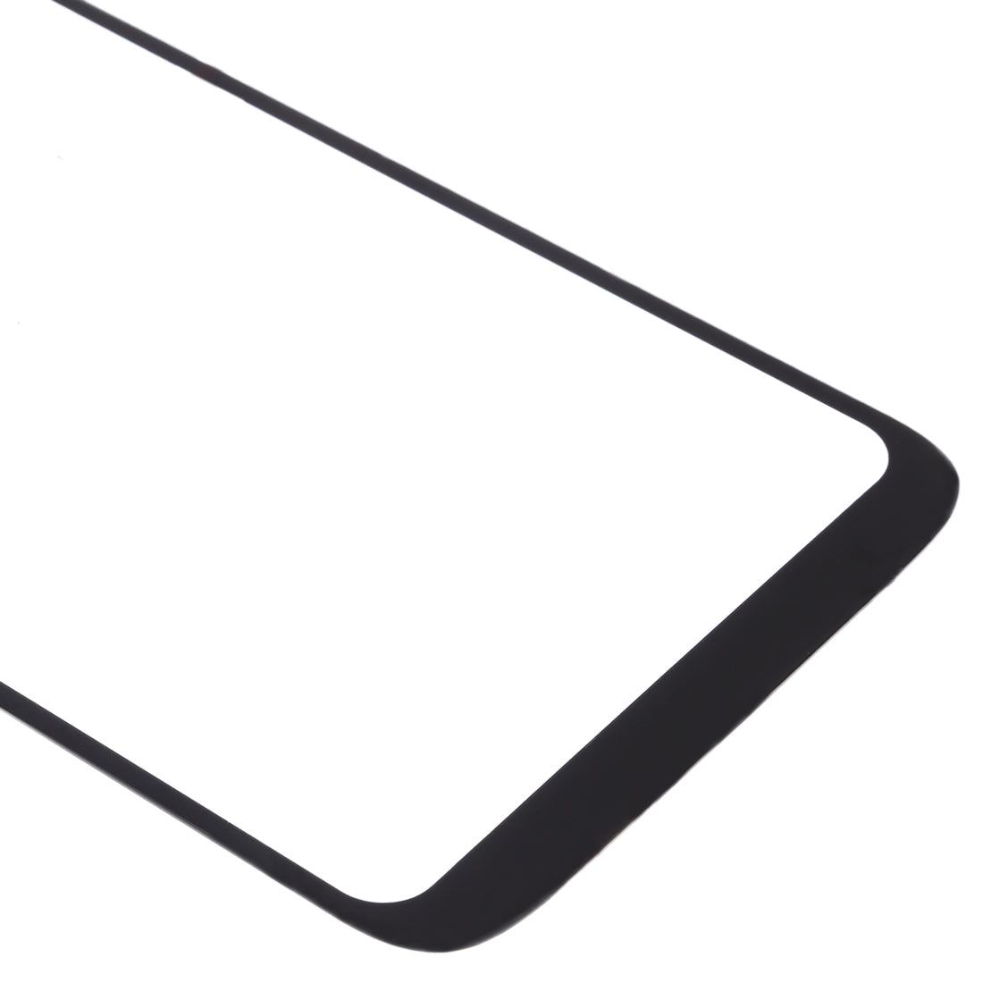 Front Screen Outer Glass Lens for Motorola Moto G7 Power(Black)