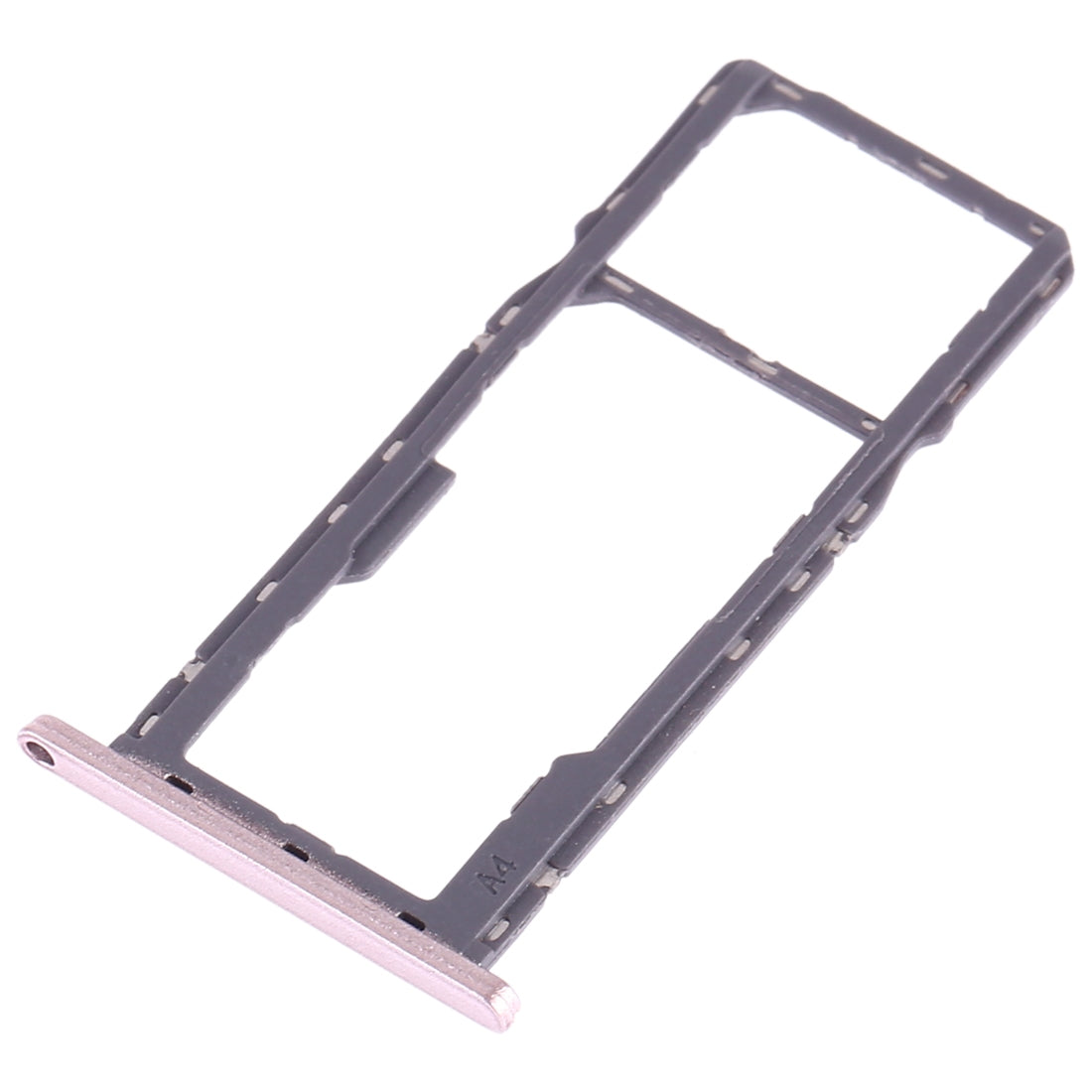 SIM Card Tray + SIM Card Tray + Micro SD Card Tray for Asus ZenFone MAX M1 ZB555KL(Rose Gold)
