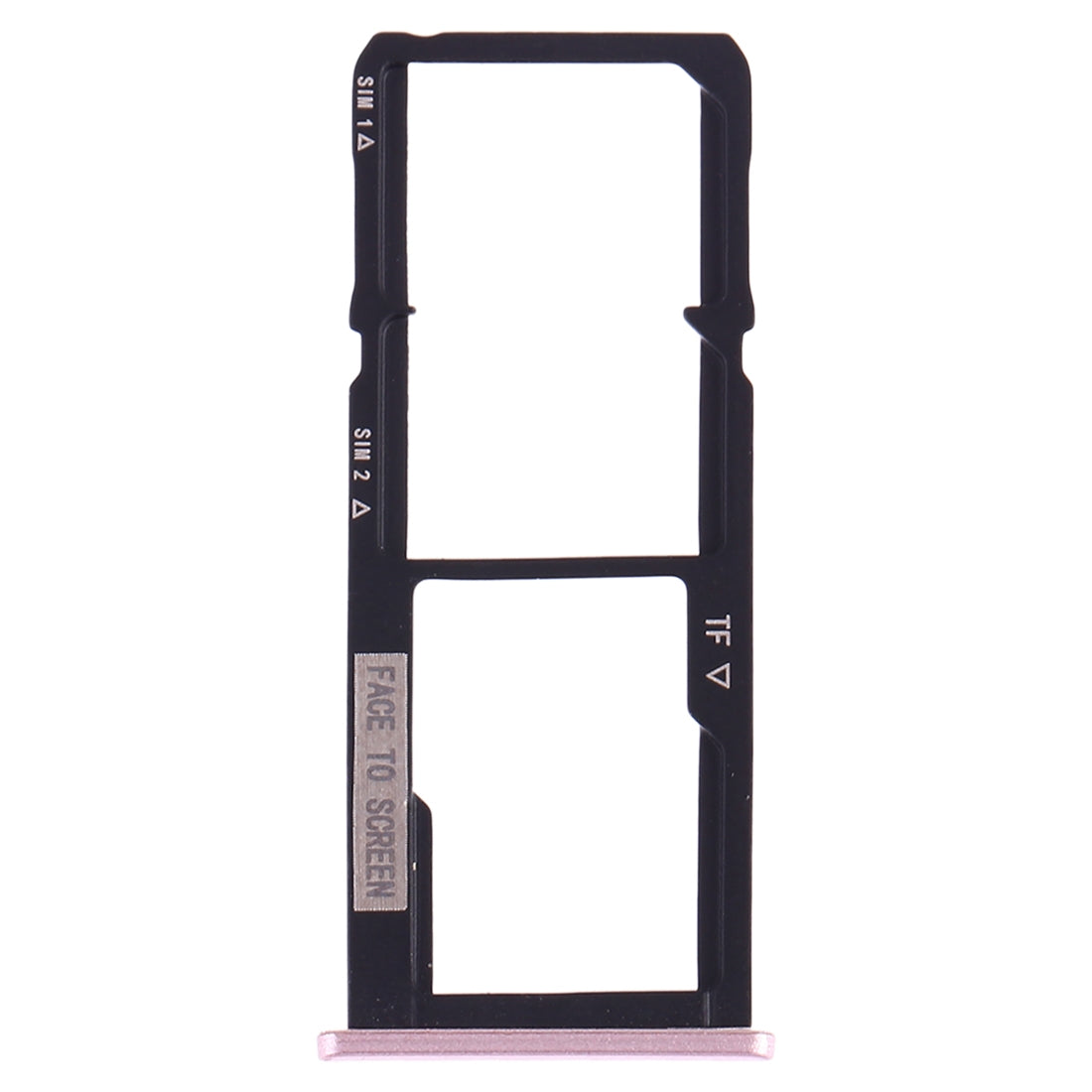 SIM Card Tray + SIM Card Tray + Micro SD Card Tray for Asus Zenfone 4 Selfie ZD553KL / ZB553KL(Rose Gold)