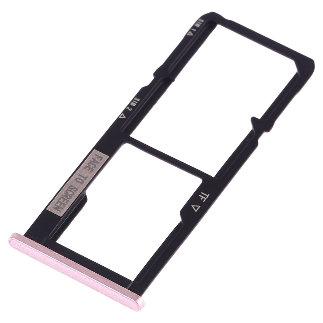 SIM Card Tray + SIM Card Tray + Micro SD Card Tray for Asus Zenfone 4 Selfie ZD553KL / ZB553KL(Rose Gold)