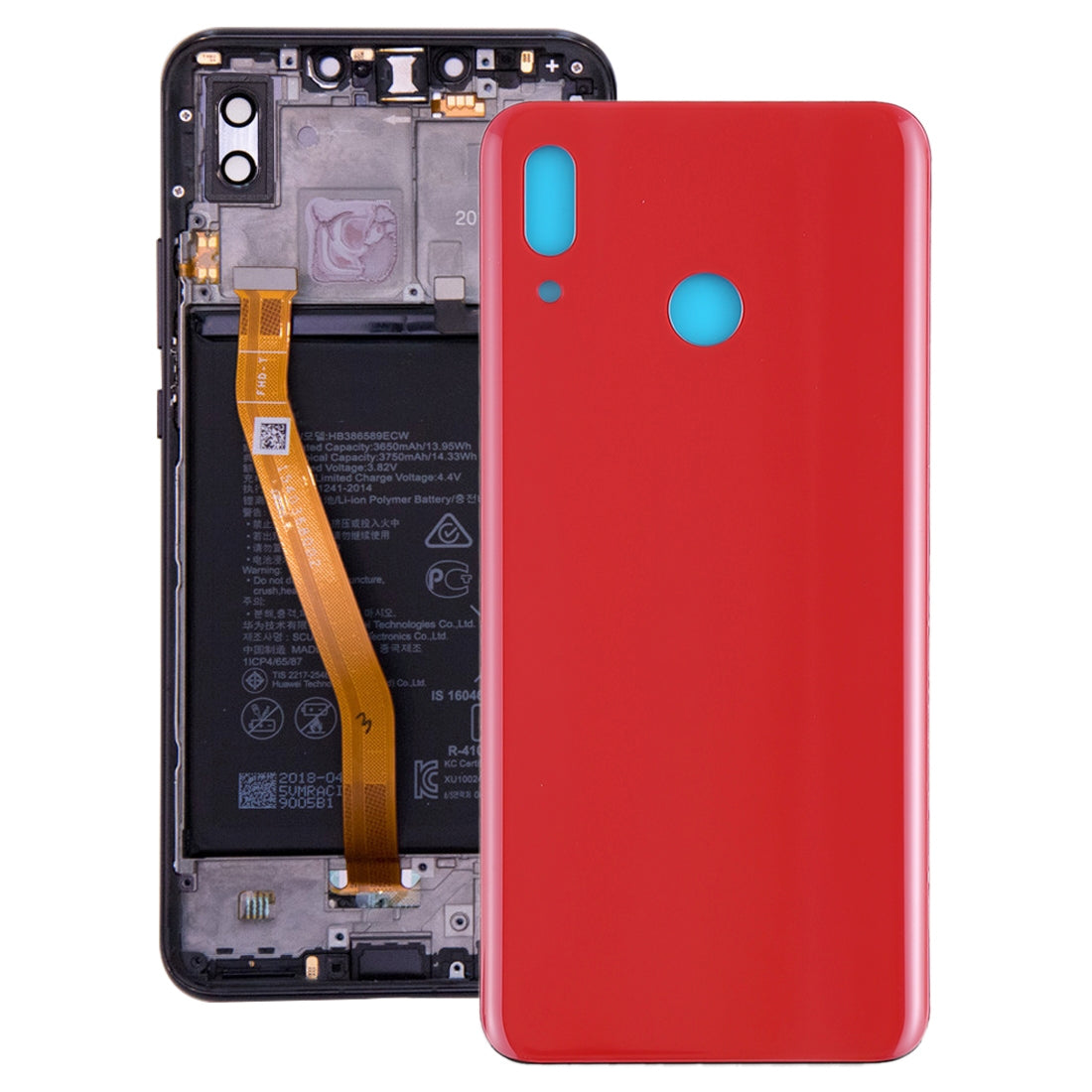 Back Cover for Huawei Nova 3(Red)