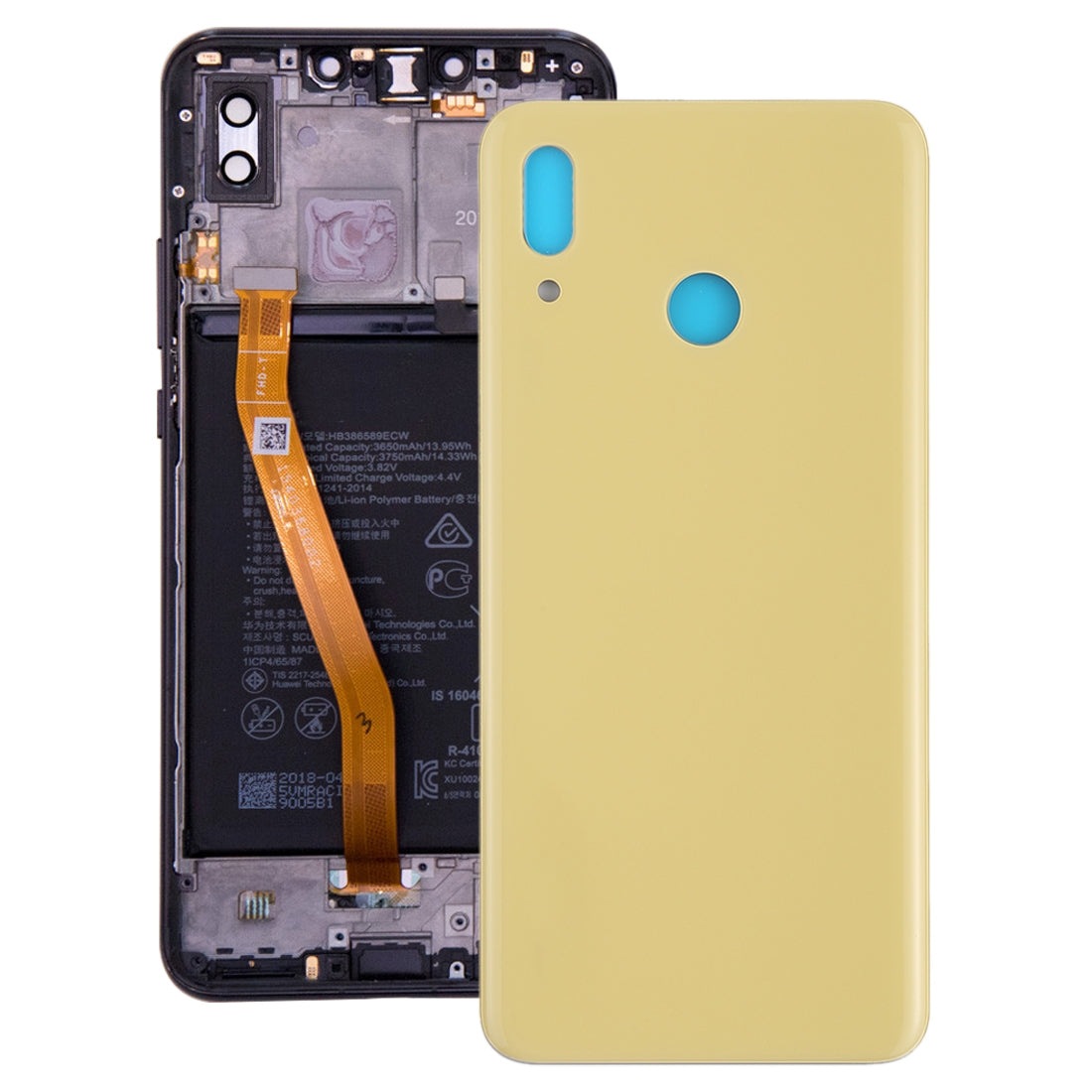 Back Cover for Huawei Nova 3(Yellow)