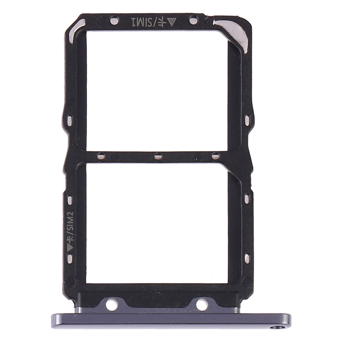 SIM Card Tray + SIM Card Tray for Huawei Honor 20 (Black)