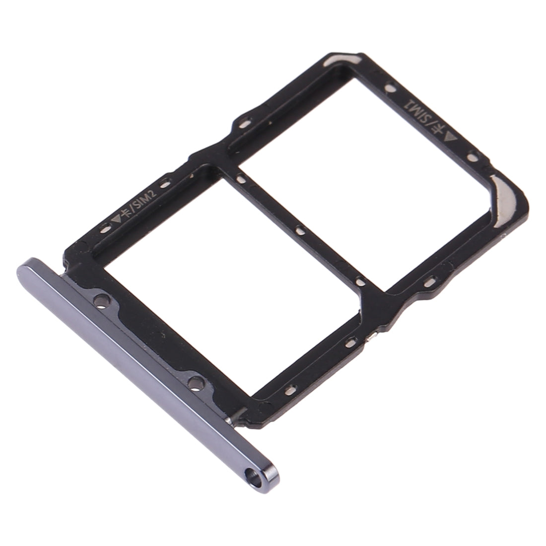SIM Card Tray + SIM Card Tray for Huawei Honor 20 (Black)