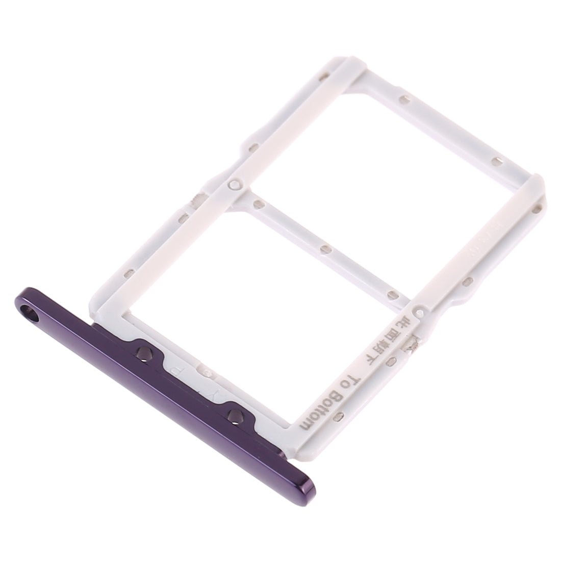 SIM Card Tray + SIM Card Tray for Huawei Honor 20 Pro(Purple)