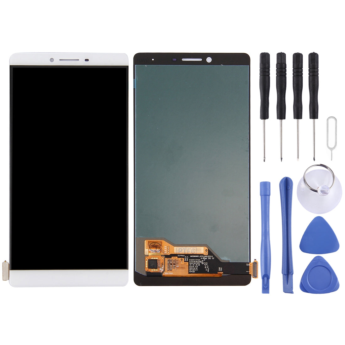 Original LCD Screen For OPPO R7 Plus with Digitizer Full Assembly (White)