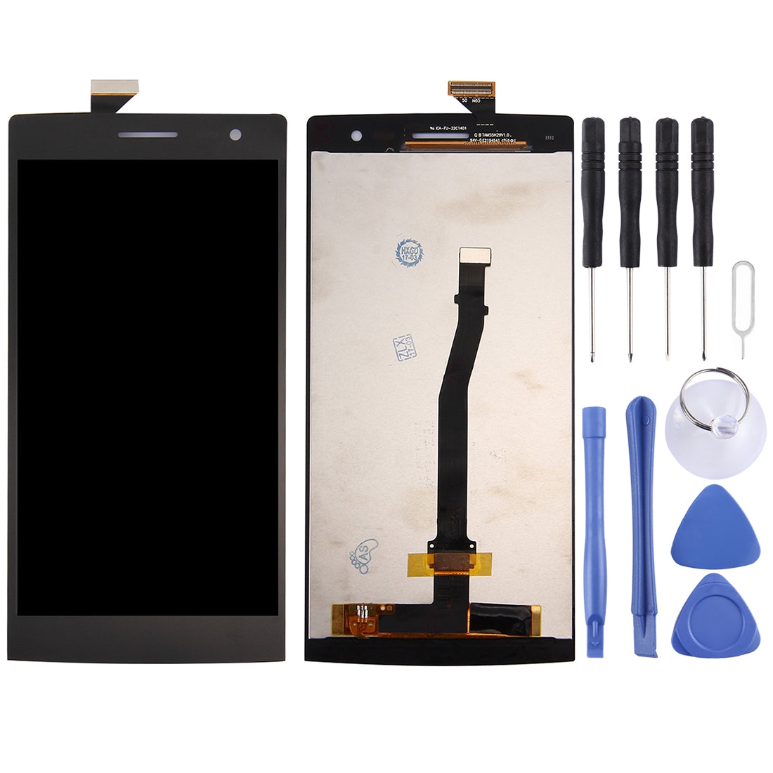 For OPPO Find 7 / X9007 LCD Screen and Digitizer Full Assembly(Black)