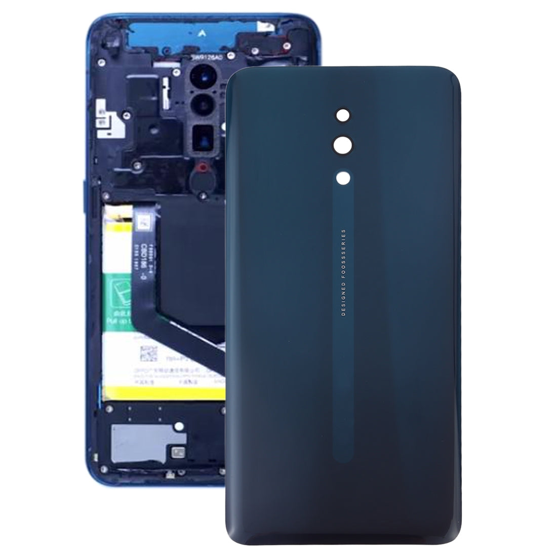 For OPPO Reno Back Cover(Blue)