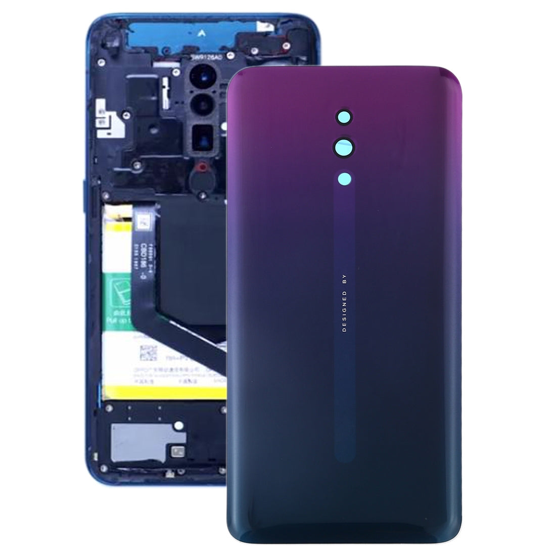 For OPPO Reno Back Cover(Purple)