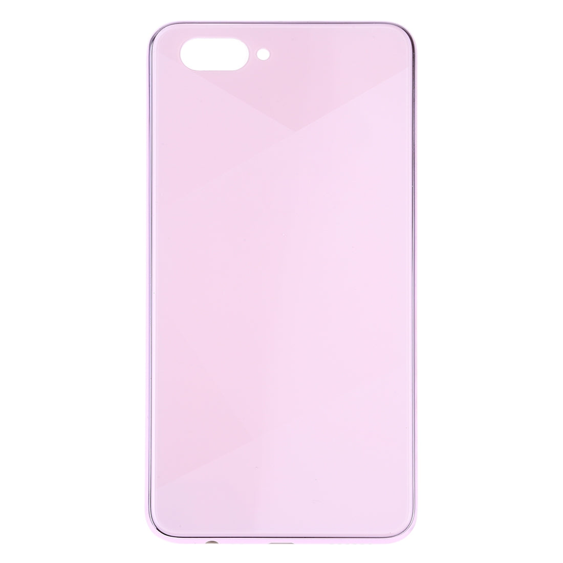 For OPPO A5 / A3s Back Cover with Frame (Pink)
