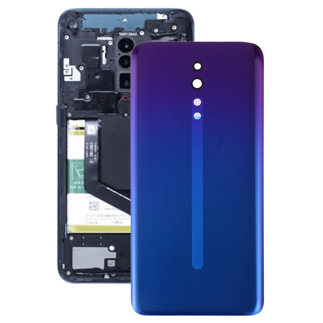 For OPPO Reno Z Back Cover (Purple)