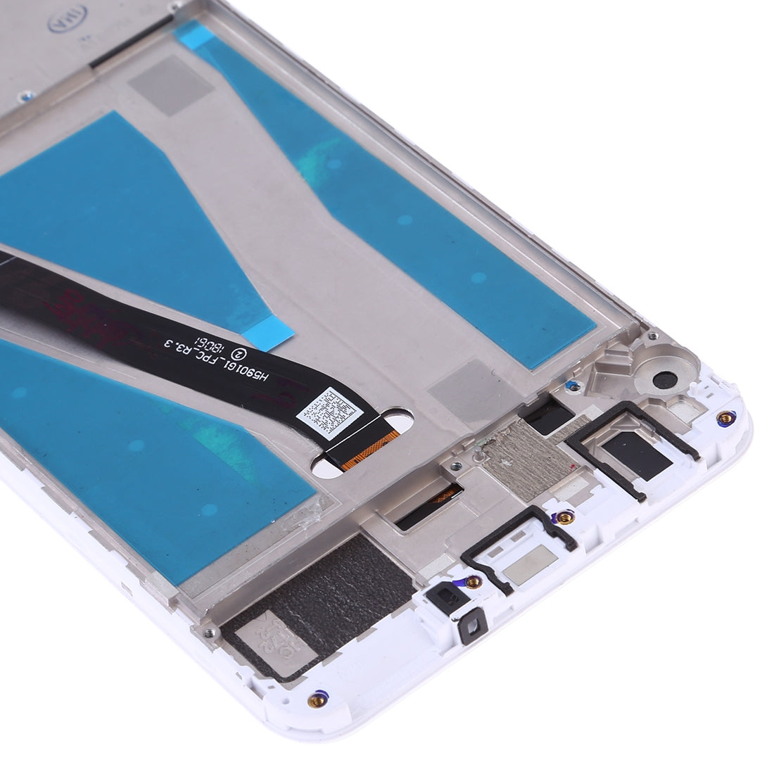 OEM LCD Screen for Huawei Enjoy 8 Plu Digitizer Full Assembly with Frame s(White)