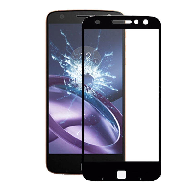 Front Screen Outer Glass Lens for Motorola Moto Z / XT1650 (Black)