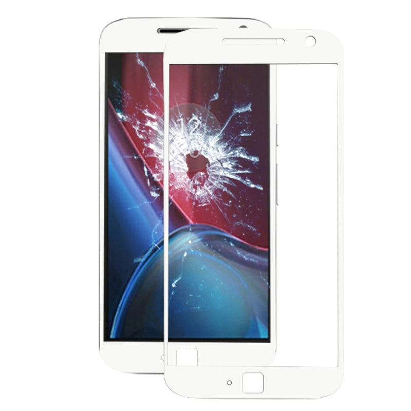Front Screen Outer Glass Lens for Motorola Moto G4 Plus / XT1640 / XT1642 / XT1644 (White)