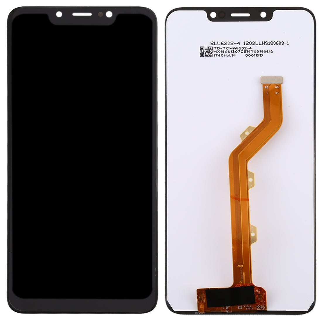 TFT LCD Screen for Infinix Hot 7 X624 with Digitizer Full Assembly (Black)