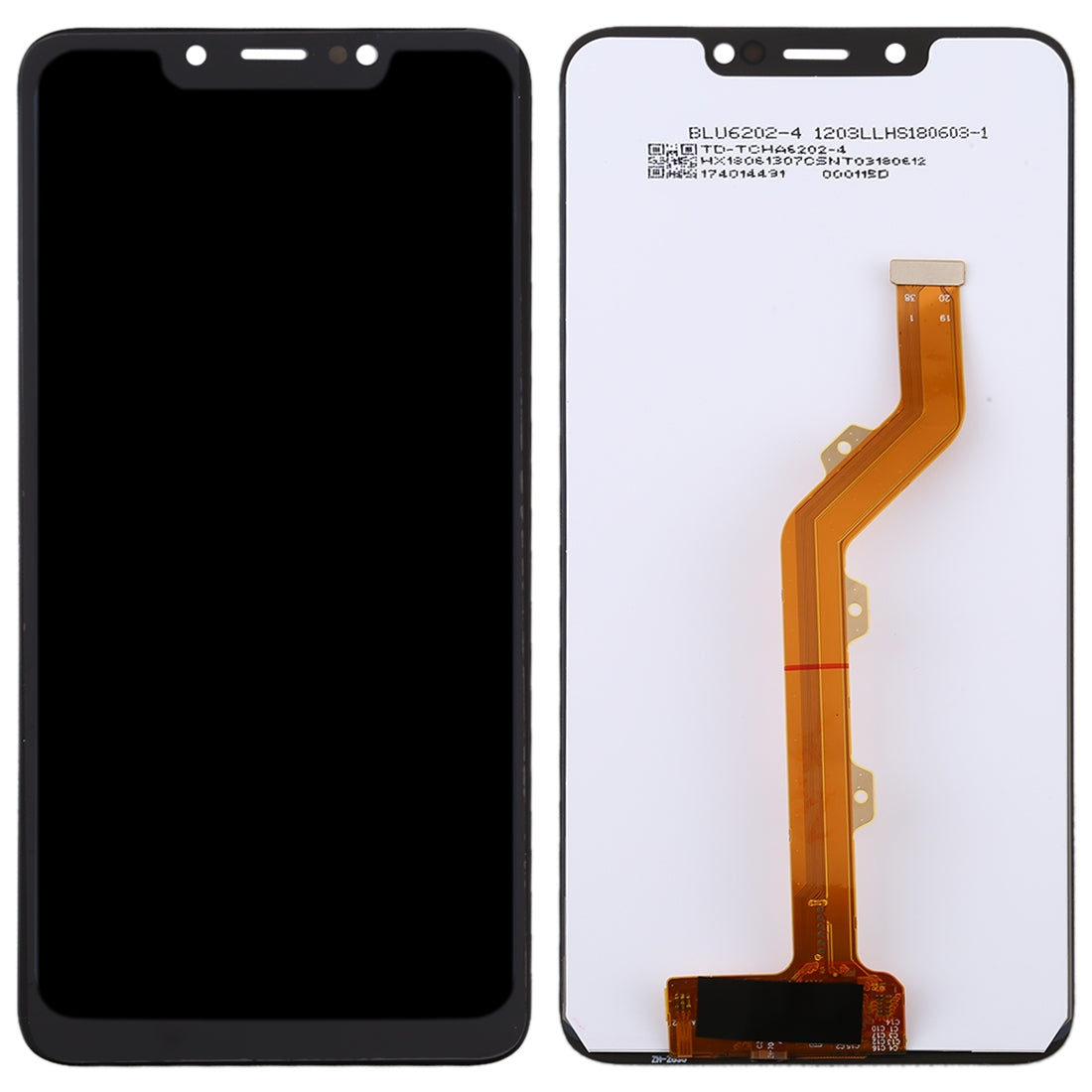 TFT LCD Screen for Tecno Spark 3 KB7 with Digitizer Full Assembly (Black)