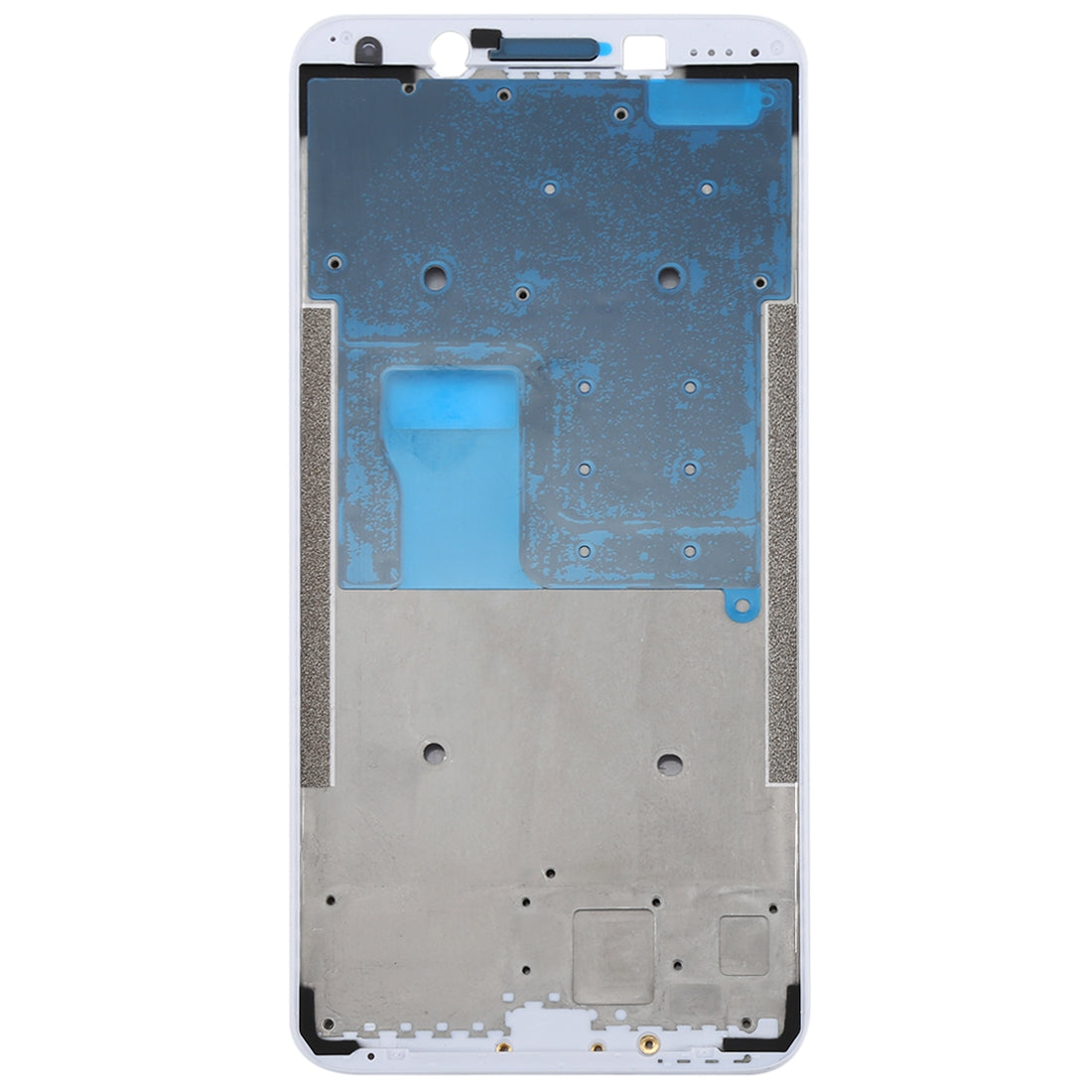 For OPPO A73 / F5 Front Housing LCD Frame Bezel Plate (White)